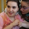 mom and daughter with rett syndrome