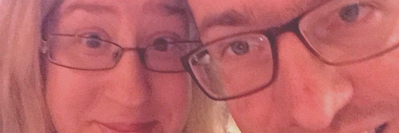 VACTERL: A Rare Disorder Nearly Killed Me, but Brought Me My Husband. A smiling woman and man with glasses