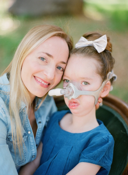 author with daughter