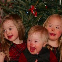 3 children with down syndrome