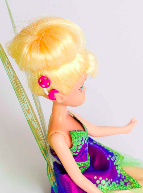 Makies doll with a hearing aid