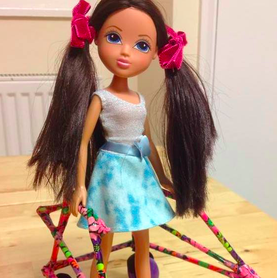 Makies doll with a walker
