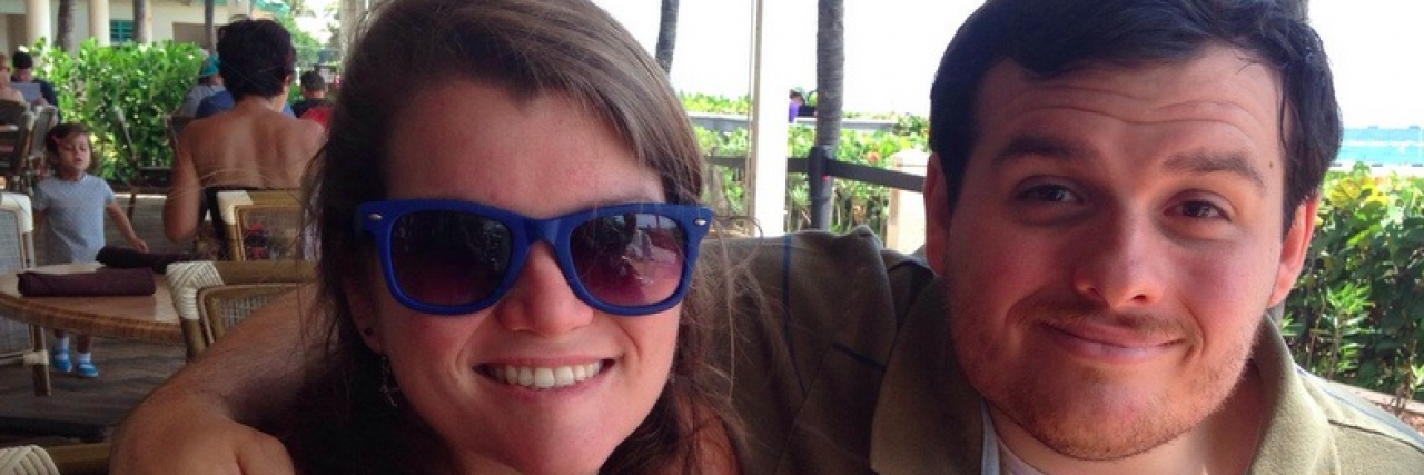 5 Reasons Why I'll Proudly Be My Brother's Caregiver Contributor Nicole and her brother with their arms around each other