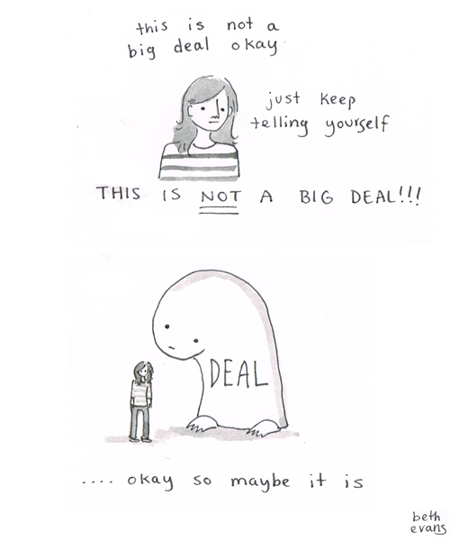 Beth Evans comic about anxiety