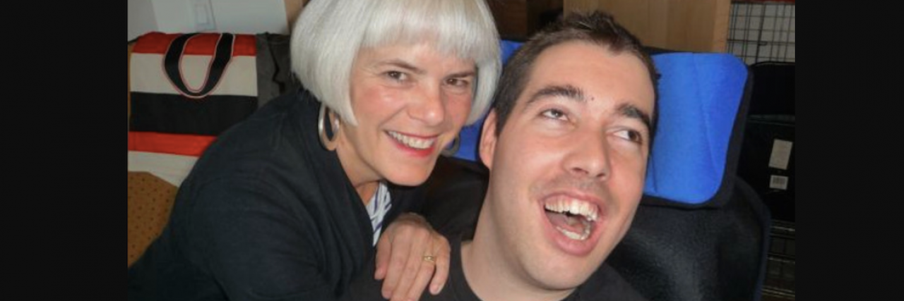 5 Beliefs That Are Harmful to Caregivers The author hugging her son