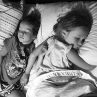 Betty's daughters sleeping