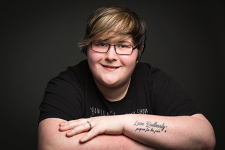 Amy Bleuel, Founder and President of The Semicolon Project