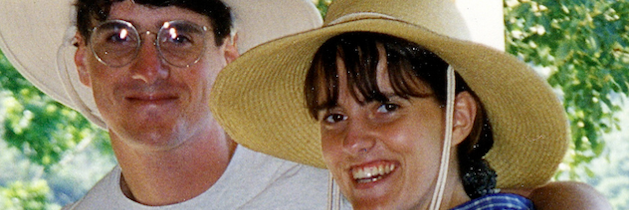 The author and her brother Jeff, who died by suicide.