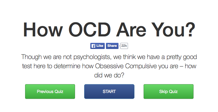 quiz asking how ocd are you?