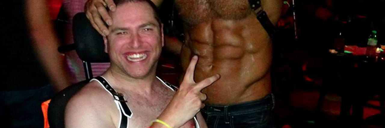 Deliciously Disabled Party in Toronto Merges Sex and Disability two men at deliciously disabled sex party