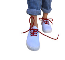 shoe with Rocket Laces