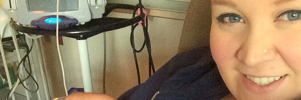 Receiving Our Child's Diagnosis of Congenital Diaphragmatic Hernia mother holding her newborn daughter