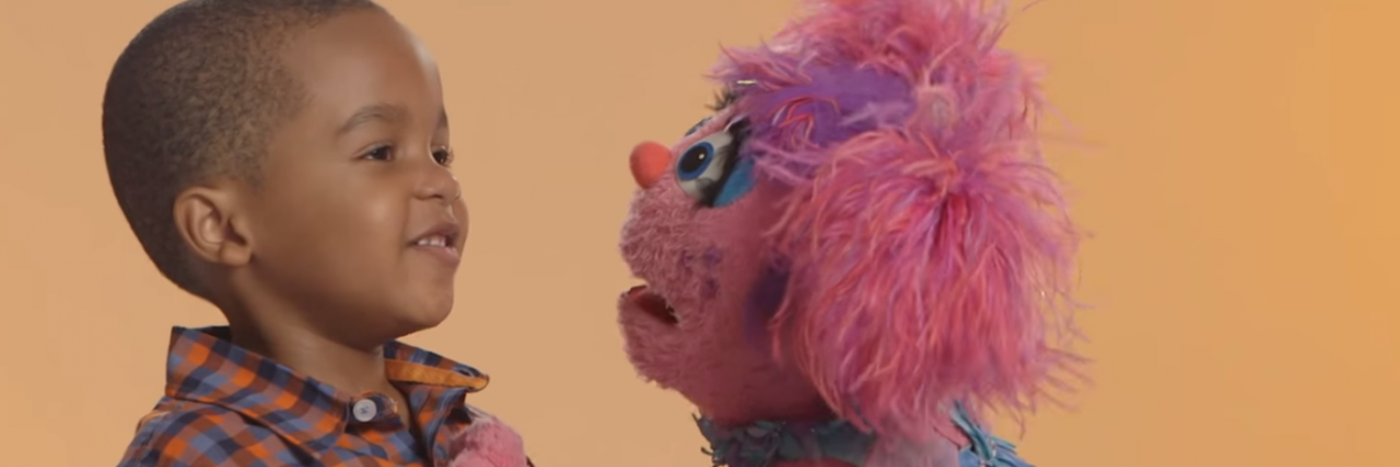 Still from Sesame's Streets Autism Video