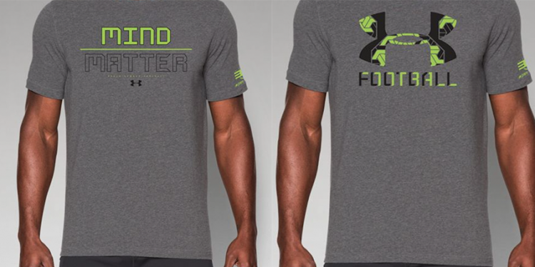 Under Armour and Project 375 graphic t-shirts