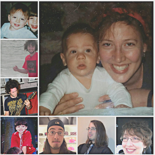 collage of family photos