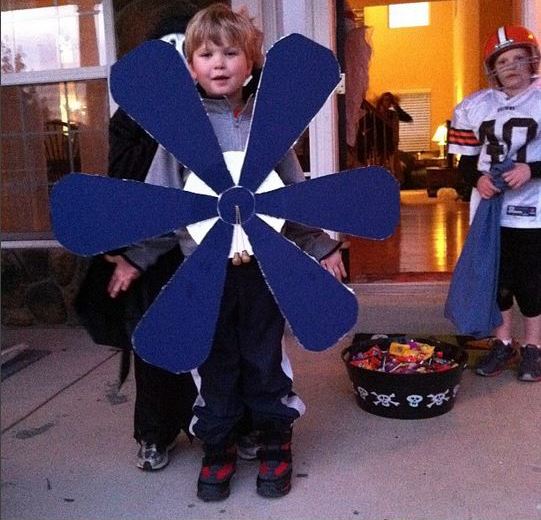 ceiling fan halloween costume