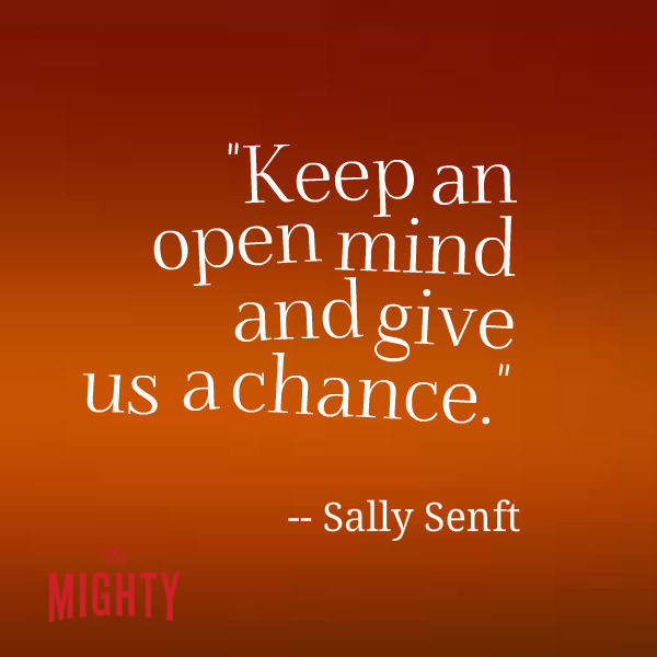 Sally Senft says 'keep an open mind and give us a chance'