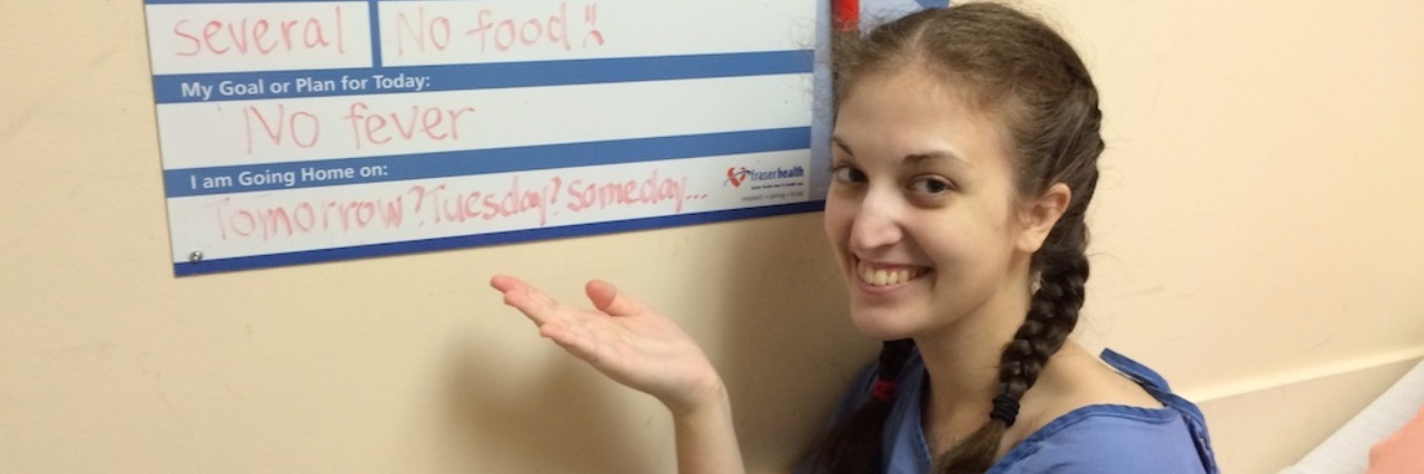 A Letter to Doctors of Chronic Illness Patients a woman in a hospital displaying a medical chart with her information