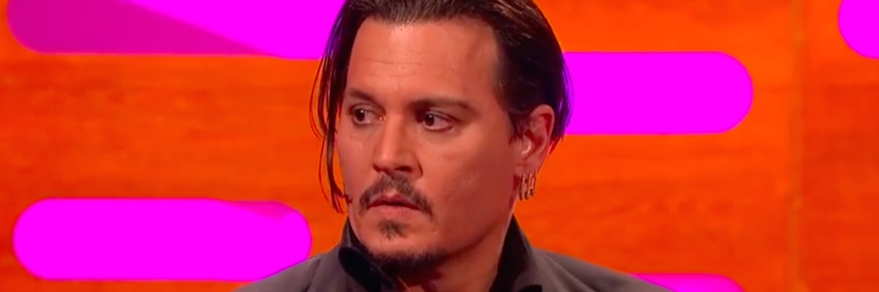Johnny Depp gets emotional during interview