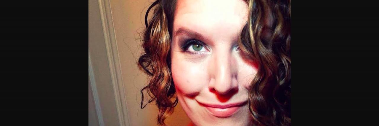 What to Do When Taking Care of Yourself Doesn't Stop Depression Headshot of contributor, a white woman with curly hair