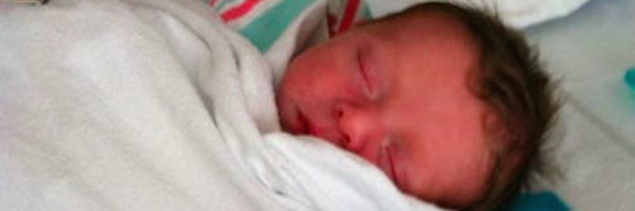 The Love a Special Needs Parent Has for Their Child Melissa's baby wrapped in a blanket