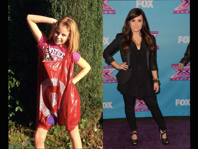Cate's daughter is shown posing similarly to Demi Lovato. 