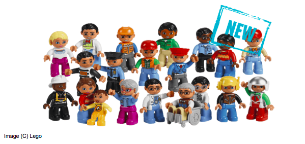 LEGO figurines.