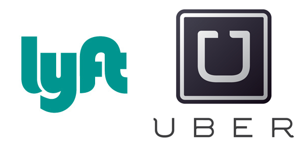 lyft and uber logos