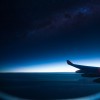 Beatiful Milky Way view from Airplane windows
