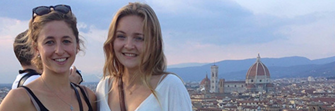 Why a Partial Recovery From Depression Is OK two women standing next to railing overlooking florence, italy