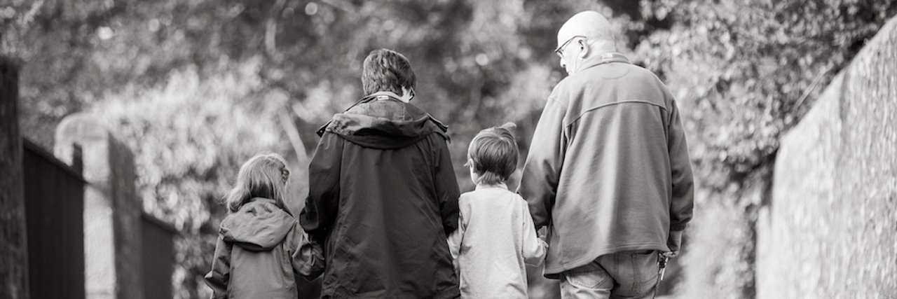 When a Photographer Made a Dream Come True for My Special Needs Family Miriam and her family walking outside