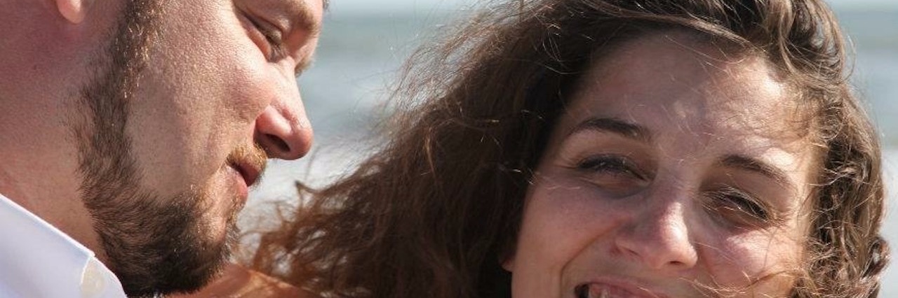 Letter to My Husband, the Father of Our Child With Barth Syndrome man and woman outdoors smiling