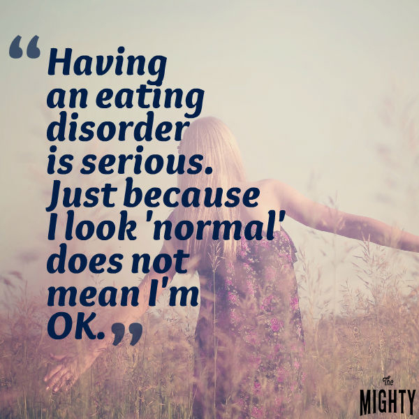 Image of woman for eating disorder myths post