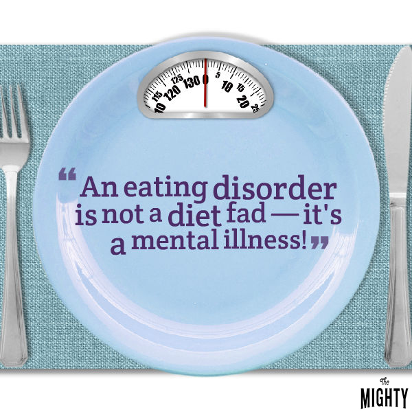 Image of a plate as a scale for eating disorder myths post