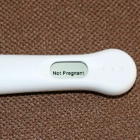 pregnancy test saying not pregnant