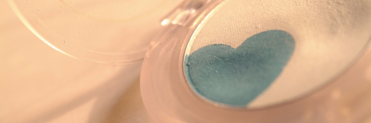 Caring About Physical Appearance During Bouts of Illness makeup mirror with heart