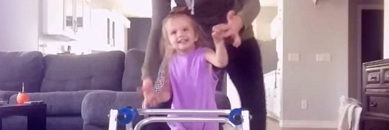 When My Daughter With Cerebral Palsy Told Me, ‘I Wanna Dance’ Christina Smallwood with her daughter, Finley.