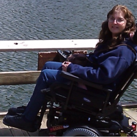 susan in power wheelchair