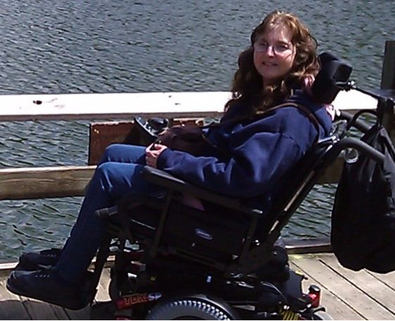 susan in power wheelchair