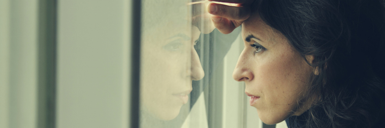 In the Head of Someone With Borderline Personality Disorder Portrait of beautiful 35 year old woman