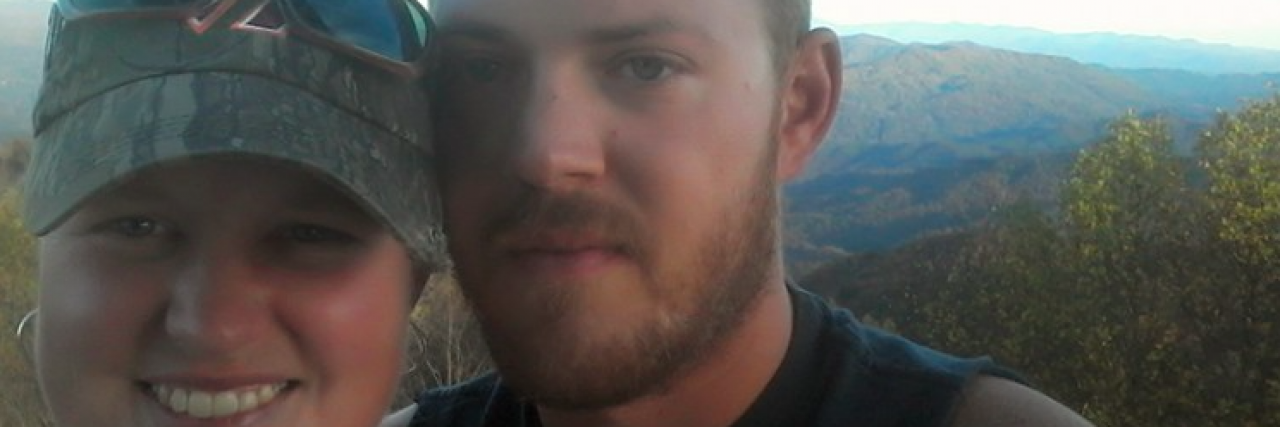 Chronic Illness and Family Support: My Thank-Yous Contributor with her fiance posing in front of of mountain view