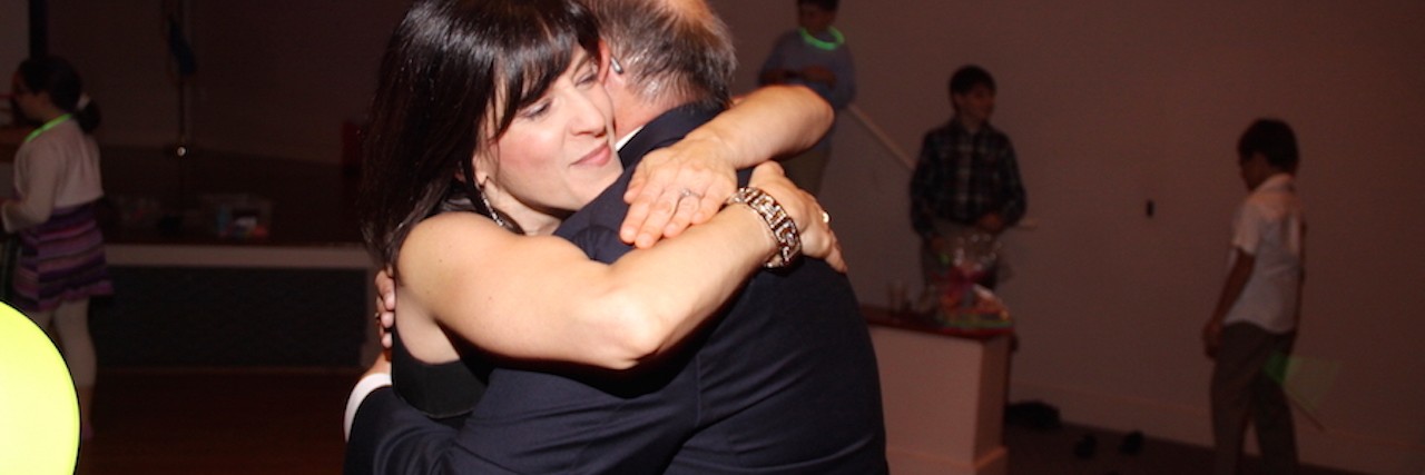 Deborah Greene Reflects a Year After Her Father's Suicide deborah dancing with her father