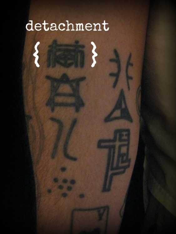 Steve's tattoo of symbols
