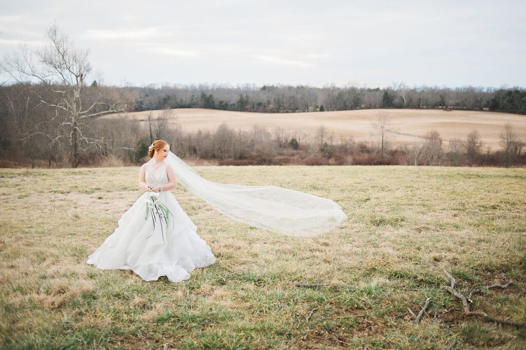 maddy in wedding gown