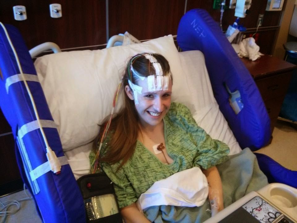 woman getting EEG