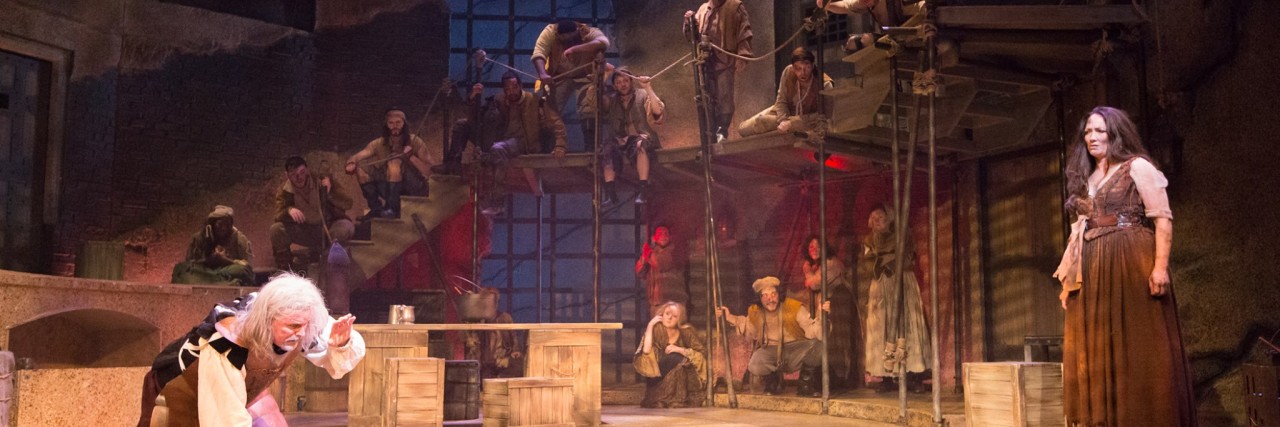 How 'Man of La Mancha' Helped Me as a Child With Cerebral Palsy Tamra Hayden and Robert Newman in Man of La Mancha.