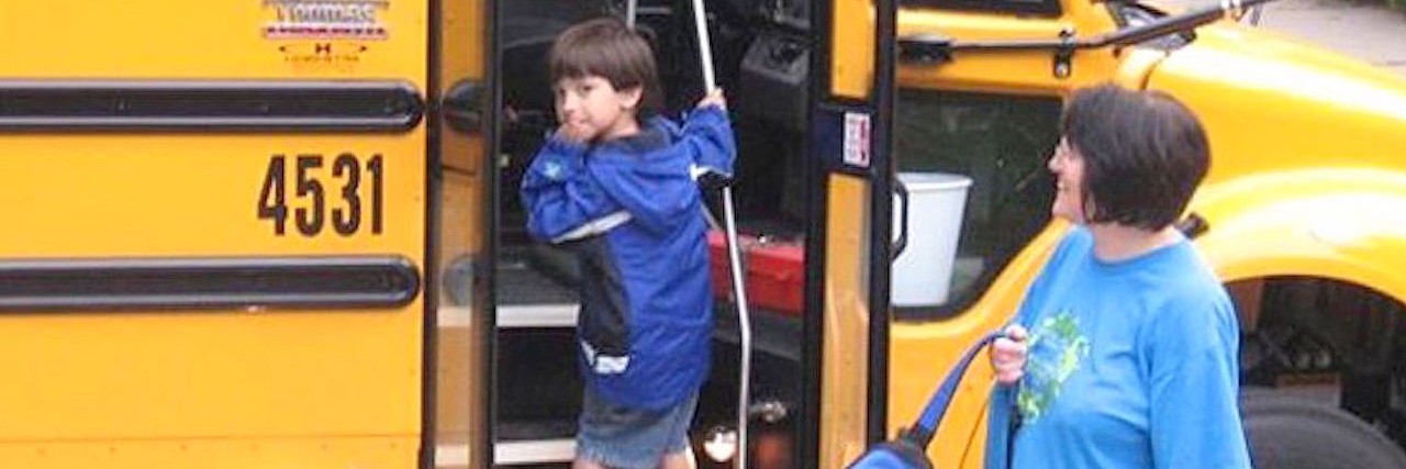 Feeling Like I Let My Son With Autism Down Cathy B. with her son, Dominic.