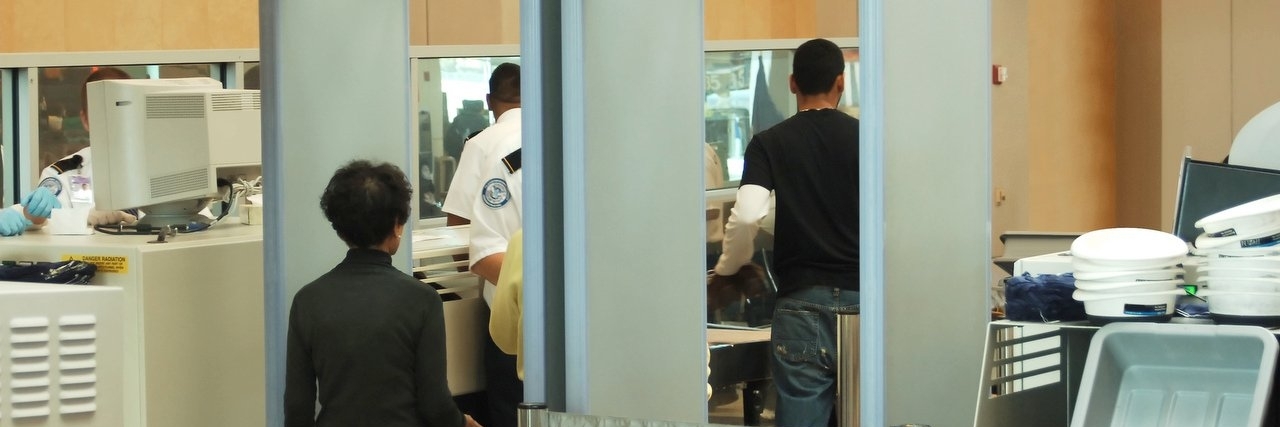 TSA Agent Accused Me of Faking My Son’s Disability airport security screening area