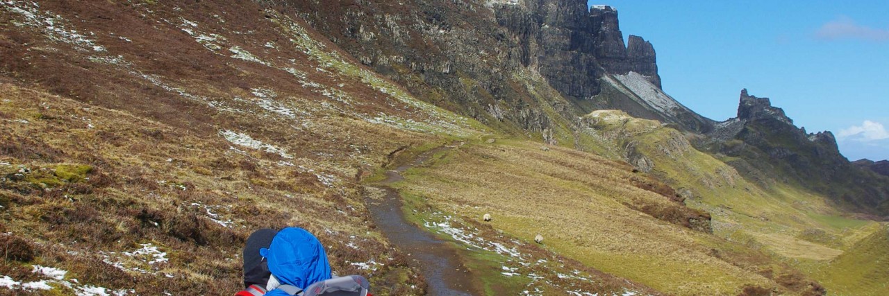 A Cross-Country Vacation With Our Disabled Son family traveling on a hike