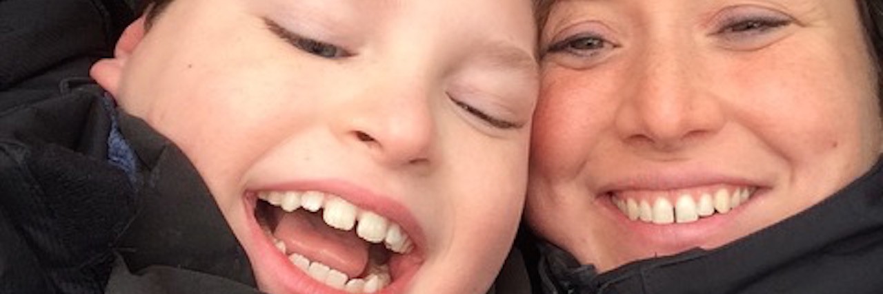 Raising Awareness About Children's Hospice Week Rachel and her son smiling
